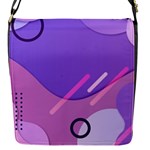 Colorful Labstract Wallpaper Theme Flap Closure Messenger Bag (S)