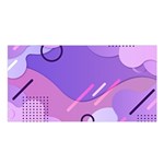 Colorful Labstract Wallpaper Theme Satin Shawl 45  x 80 