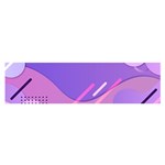 Colorful Labstract Wallpaper Theme Oblong Satin Scarf (16  x 60 )
