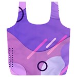 Colorful Labstract Wallpaper Theme Full Print Recycle Bag (XXXL)