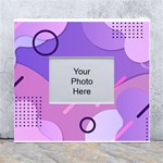 Colorful Labstract Wallpaper Theme White Wall Photo Frame 5  x 7 