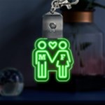 Couple Sign LED Key Chain