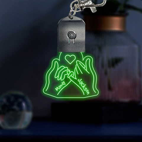 Pinky Promise LED Key Chain from ArtsNow.com Front