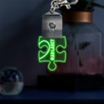 Puzzle Heart(B) LED Key Chain