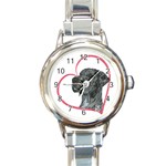 NMrl Heartline Round Italian Charm Watch