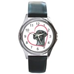 NMrl Heartline Round Metal Watch