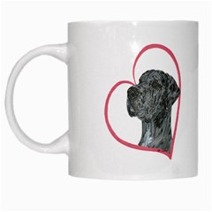 NMrl Heartline White Mug from ArtsNow.com Left