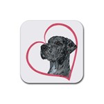 NMrl Heartline Rubber Coaster (Square)