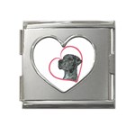 NMrl Heartline Mega Link Heart Italian Charm (18mm)