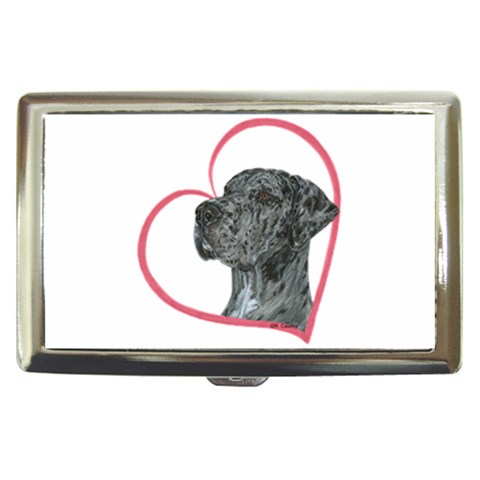 NMrl Heartline Cigarette Money Case from ArtsNow.com Front
