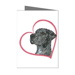 NMrl Heartline Mini Greeting Cards (Pkg of 8) from ArtsNow.com Left