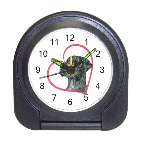 NMrl Heartline Travel Alarm Clock from ArtsNow.com Front