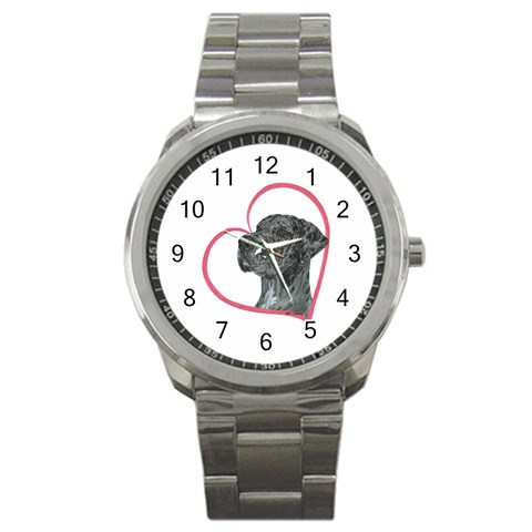NMrl Heartline Sport Metal Watch from ArtsNow.com Front