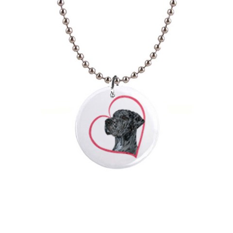NMrl Heartline 1  Button Necklace from ArtsNow.com Front