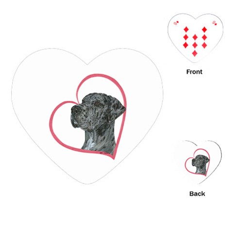 NMrl Heartline Playing Cards (Heart) from ArtsNow.com Front