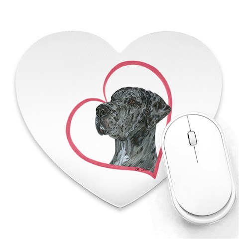NMrl Heartline Mousepad (Heart) from ArtsNow.com Front