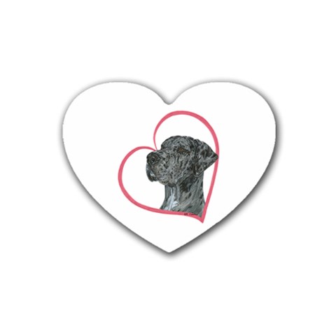 NMrl Heartline Heart Coaster (4 pack) from ArtsNow.com Front