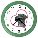 NMrl Heartline Color Wall Clock