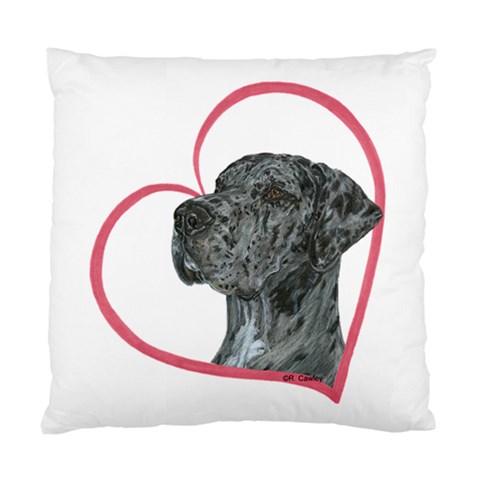 NMrl Heartline Cushion Case (Two Sides) from ArtsNow.com Front