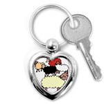 Sheep Key Chain (Heart)