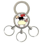 Sheep 3-Ring Key Chain