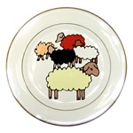 Sheep Porcelain Plate