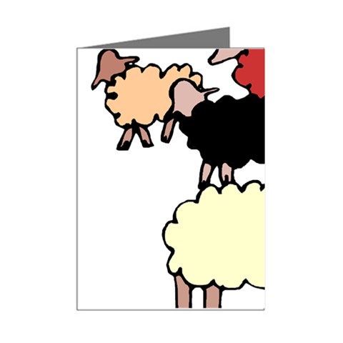 Sheep Mini Greeting Cards (Pkg of 8) from ArtsNow.com Right