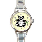 Panda 1 - Round Italian Charm Watch