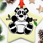 Panda 1 - Ornament (Star)