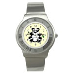 Panda 1 - Stainless Steel Watch