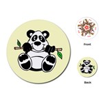 Panda 1 - Playing Cards (Round)