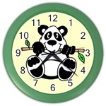 Panda 1 - Color Wall Clock