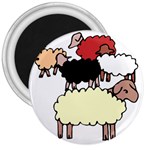 Sheep 3  Magnet