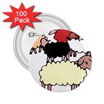 Sheep 2.25  Button (100 pack)
