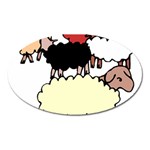 Sheep Magnet (Oval)
