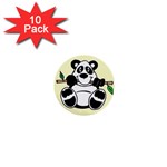Panda 1 - 1  Mini Button (10 pack) 
