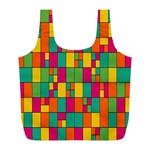 Abstract-background Full Print Recycle Bag (L)