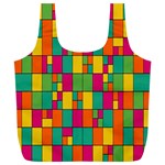 Abstract-background Full Print Recycle Bag (XL)