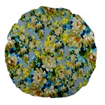 Background-flowers Large 18  Premium Flano Round Cushions