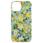 Background-flowers iPhone 14 Black UV Print Case
