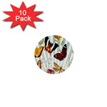Butterfly-love 1  Mini Buttons (10 pack) 