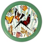 Butterfly-love Color Wall Clock