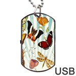 Butterfly-love Dog Tag USB Flash (One Side)