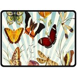 Butterfly-love Two Sides Fleece Blanket (Large)