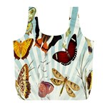 Butterfly-love Full Print Recycle Bag (L)