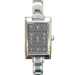 Decorative Rectangle Italian Charm Watch