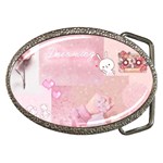 Pink Aesthetic, Clouds, Cute, Glitter, Hello Kitty, Pastel, Soft Belt Buckles