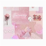 Pink Aesthetic, Clouds, Cute, Glitter, Hello Kitty, Pastel, Soft Small Glasses Cloth