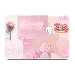 Pink Aesthetic, Clouds, Cute, Glitter, Hello Kitty, Pastel, Soft Plate Mats