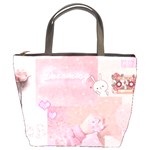 Pink Aesthetic, Clouds, Cute, Glitter, Hello Kitty, Pastel, Soft Bucket Bag